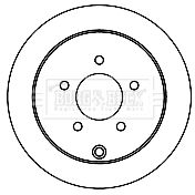 BORG & BECK Тормозной диск BBD5161